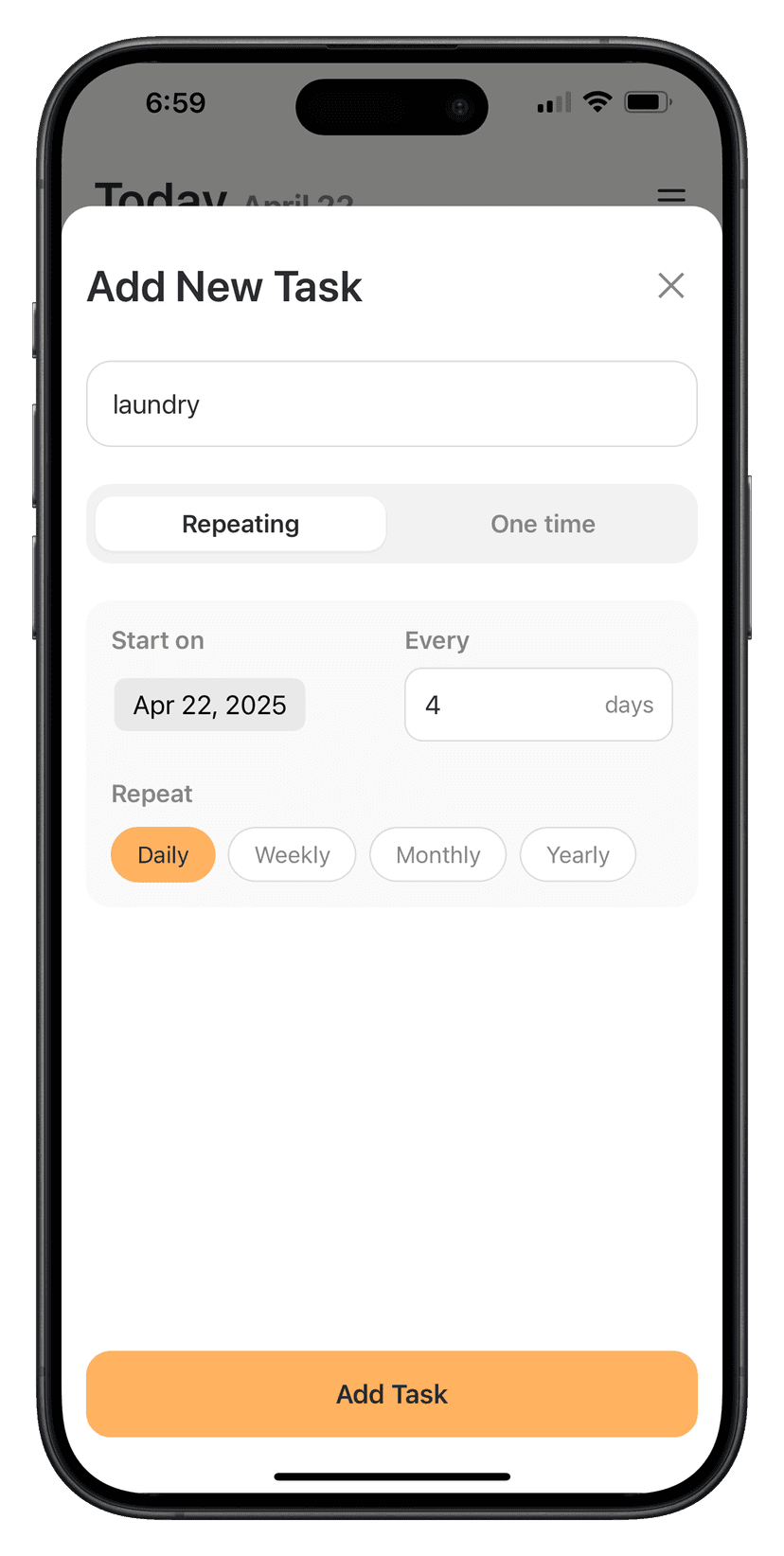 Daylii App Screenshot
