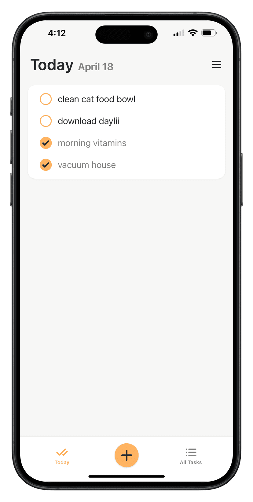 Daylii App Screenshot
