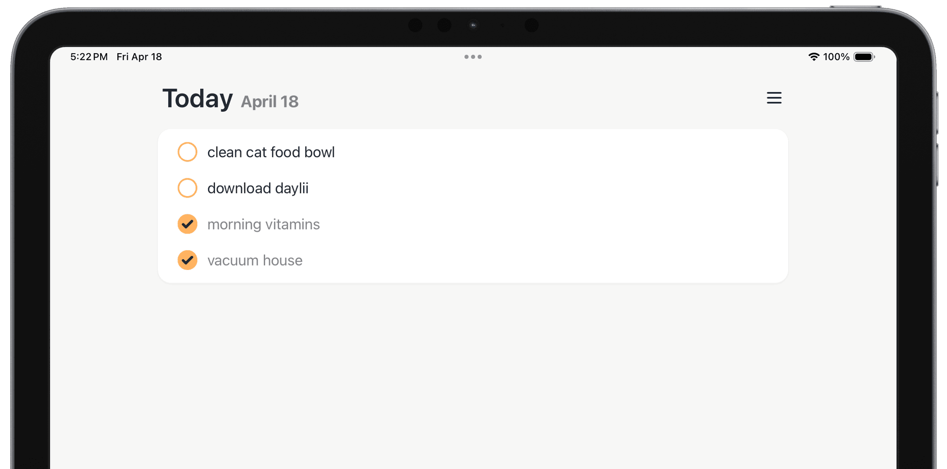 iPad Screenshot