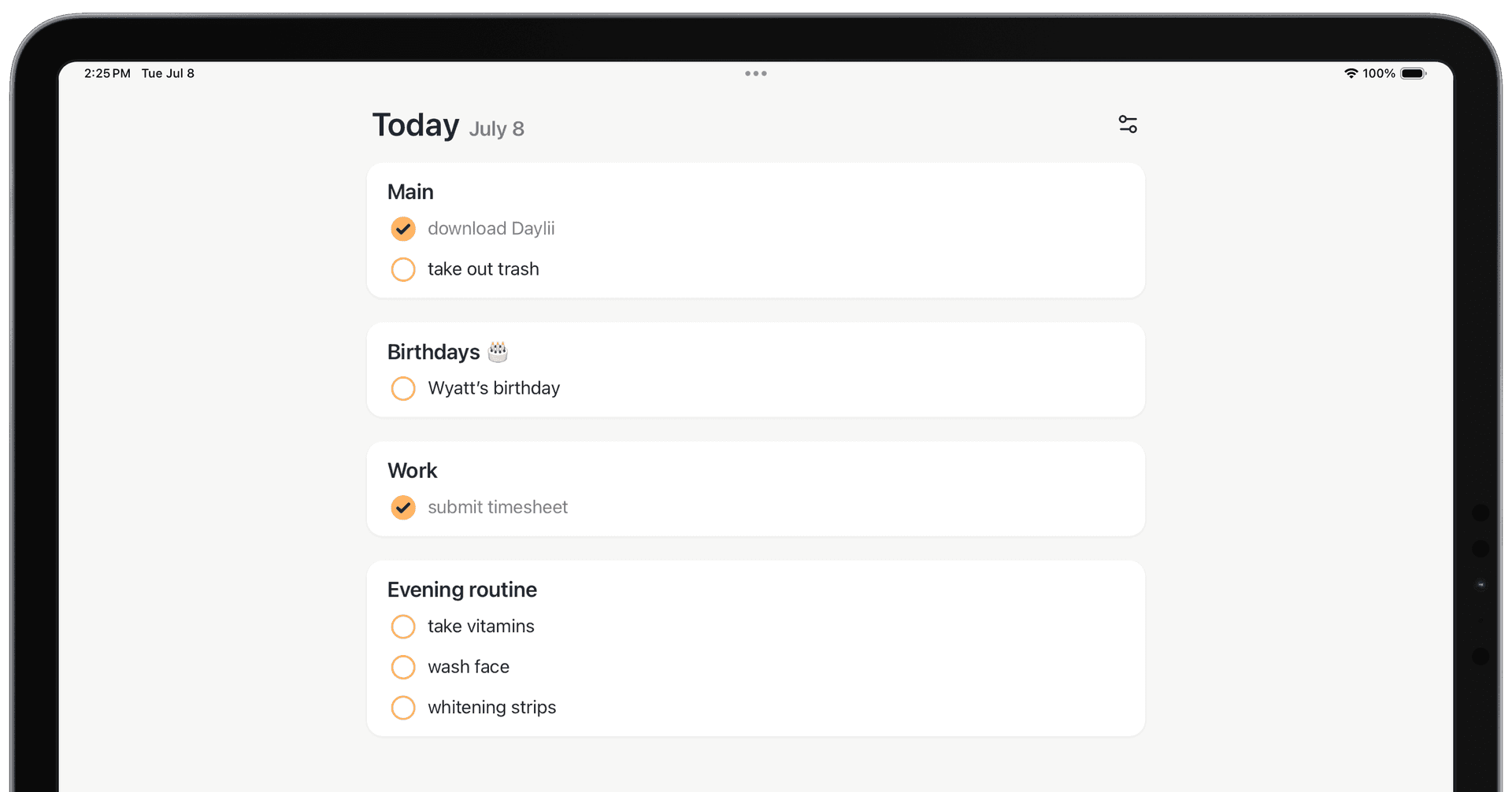 iPad Screenshot